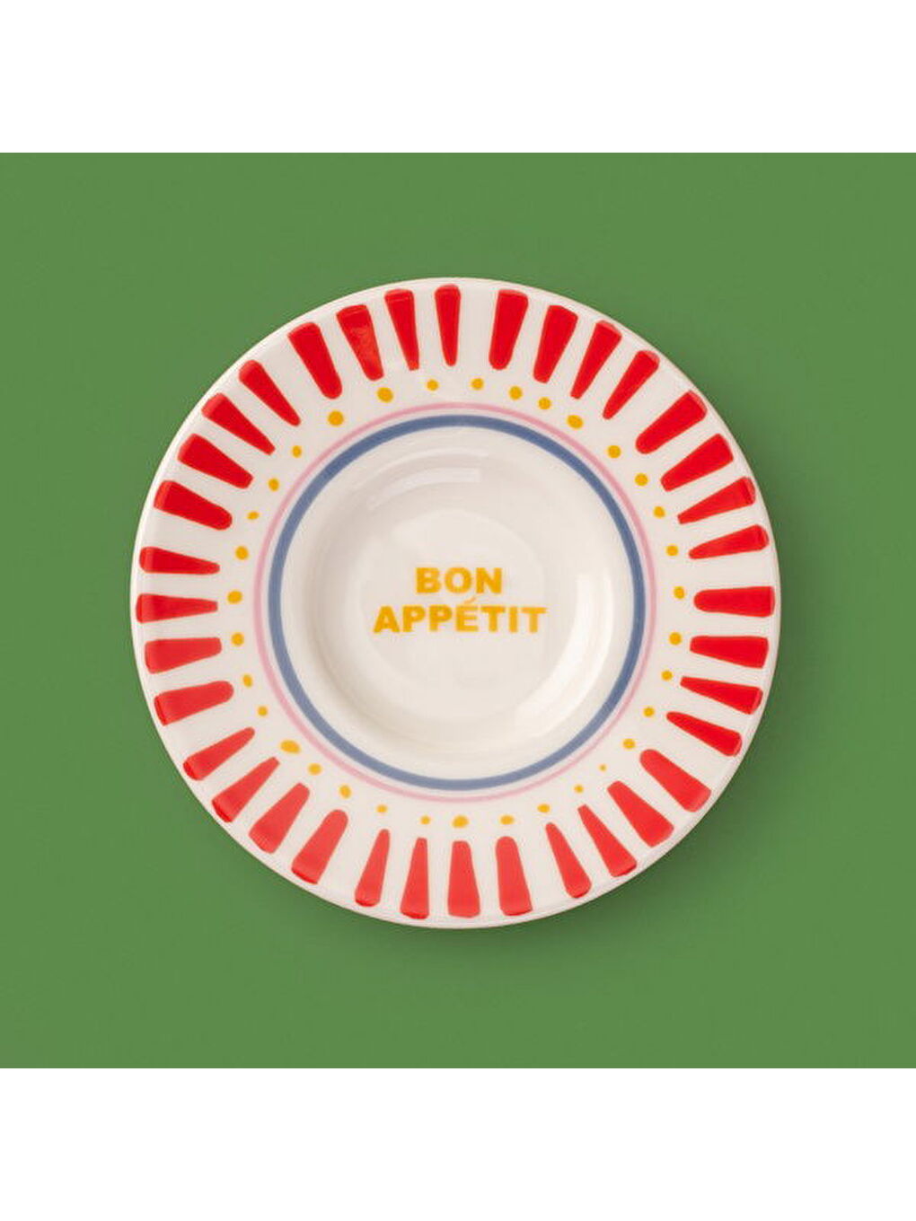 Karışık Kitchen Bon Appetit Çay Tabağı - Renkli - 13 cm