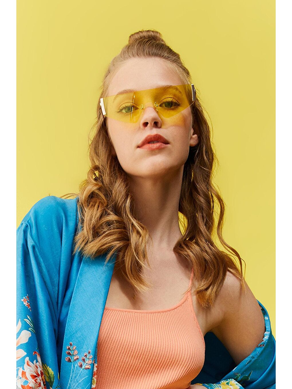 Sarı Grace Kadın Güneş Gözlüğü Apss057403