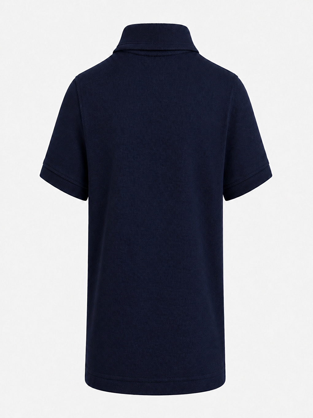 Lacivert Kids Polo Yaka Basic Kısa Kollu Unisex Çocuk Tişört-2