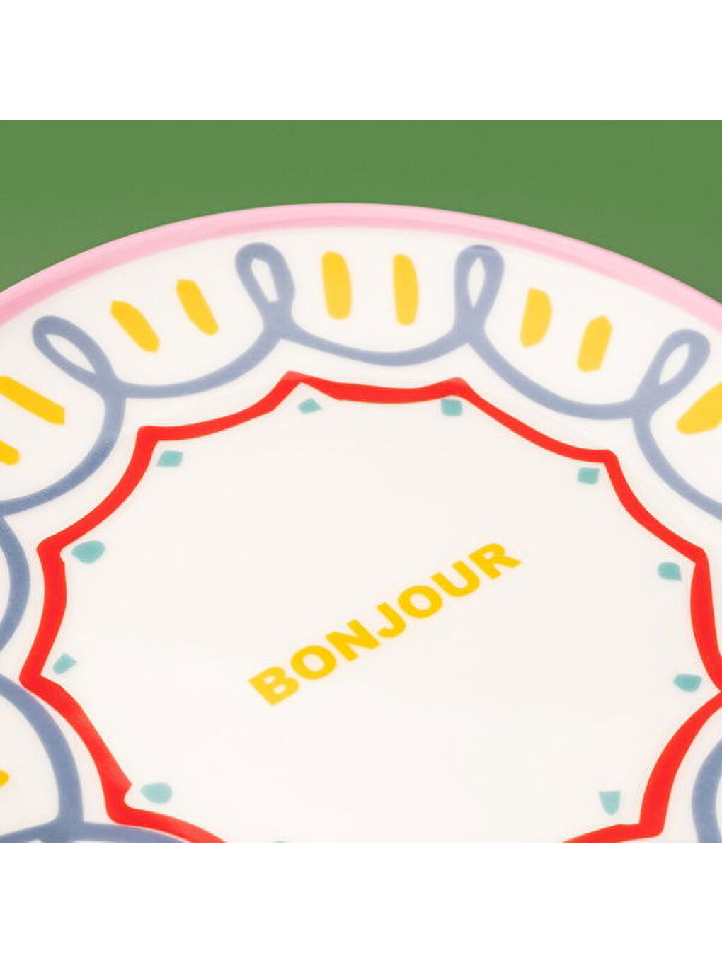 Karışık Kitchen Bonjour Tatlı Tabağı - Renkli - 19 cm-1