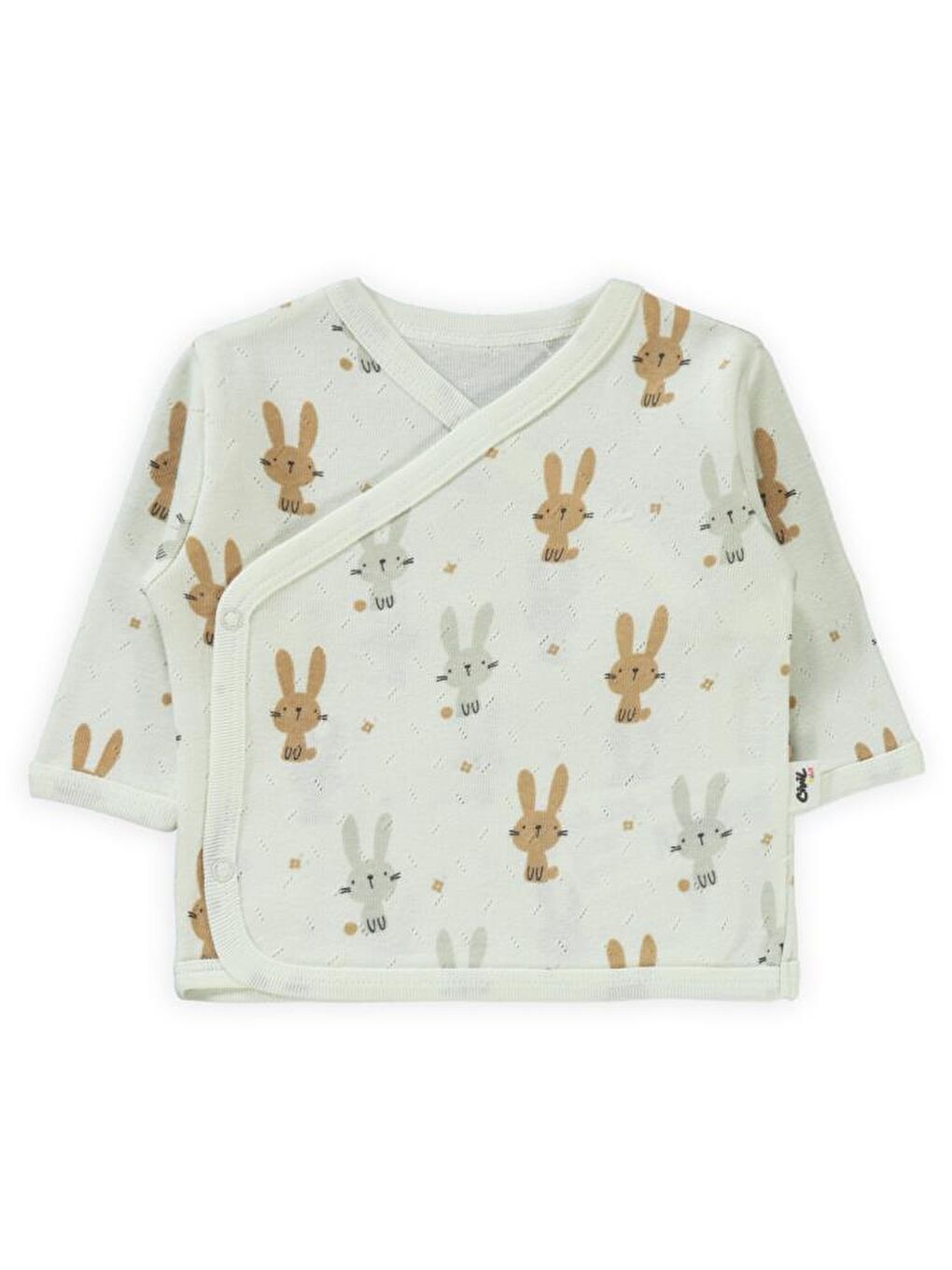 Bej Baby Tavşan Empirme Zıbın Takımları-5