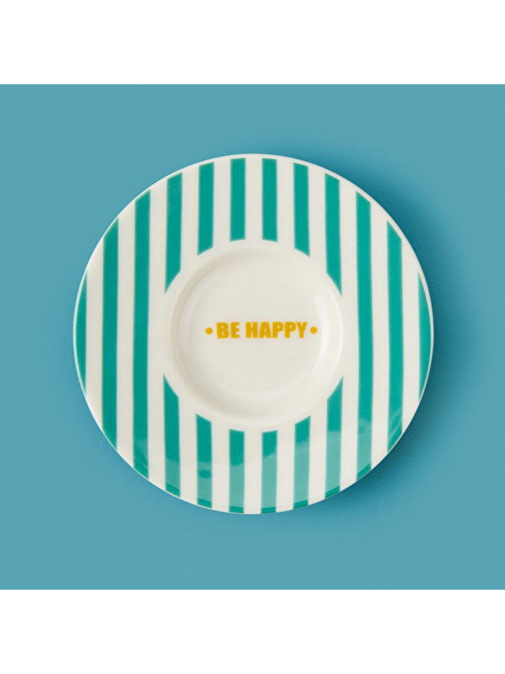 Kitchen Be Happy Çay Tabağı - Yeşil - 13 cm-1