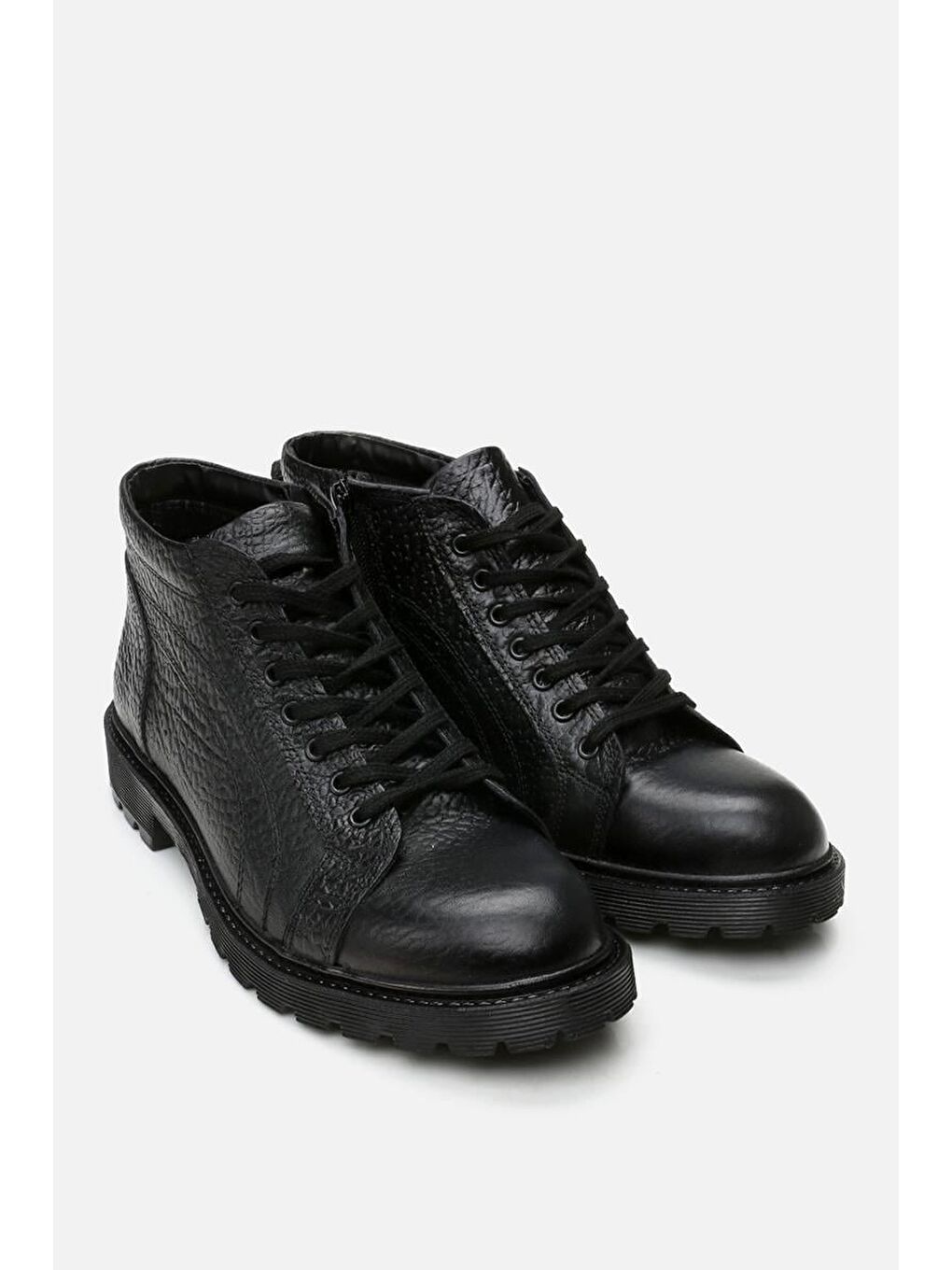 Hakiki Deri Siyah Erkek Günlük Bot-1