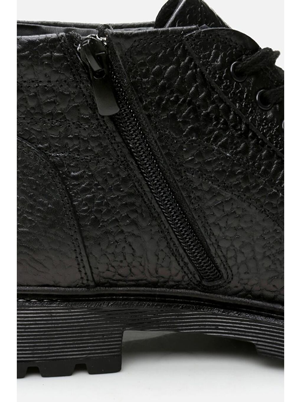 Hakiki Deri Siyah Erkek Günlük Bot-4