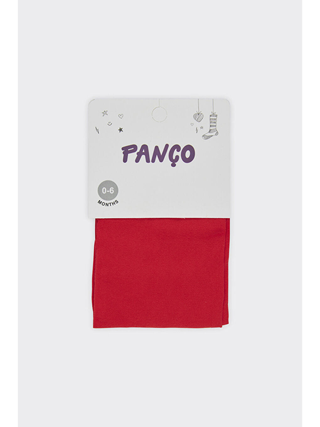 Kız Bebek Mikro Kırmızı Külotlu Çorap