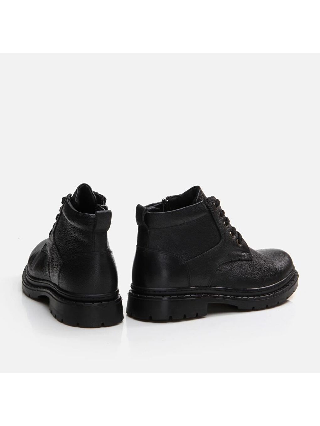 Hakiki Deri Siyah Erkek Günlük Bot-4