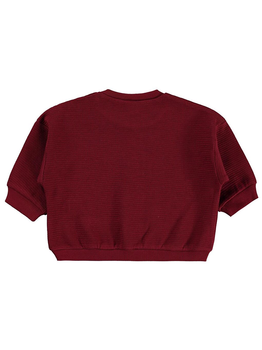 Baby Athletic Baskılı Nakışlı 6-18 Ay Sweatshirt - Bordo 6-9 Ay-1