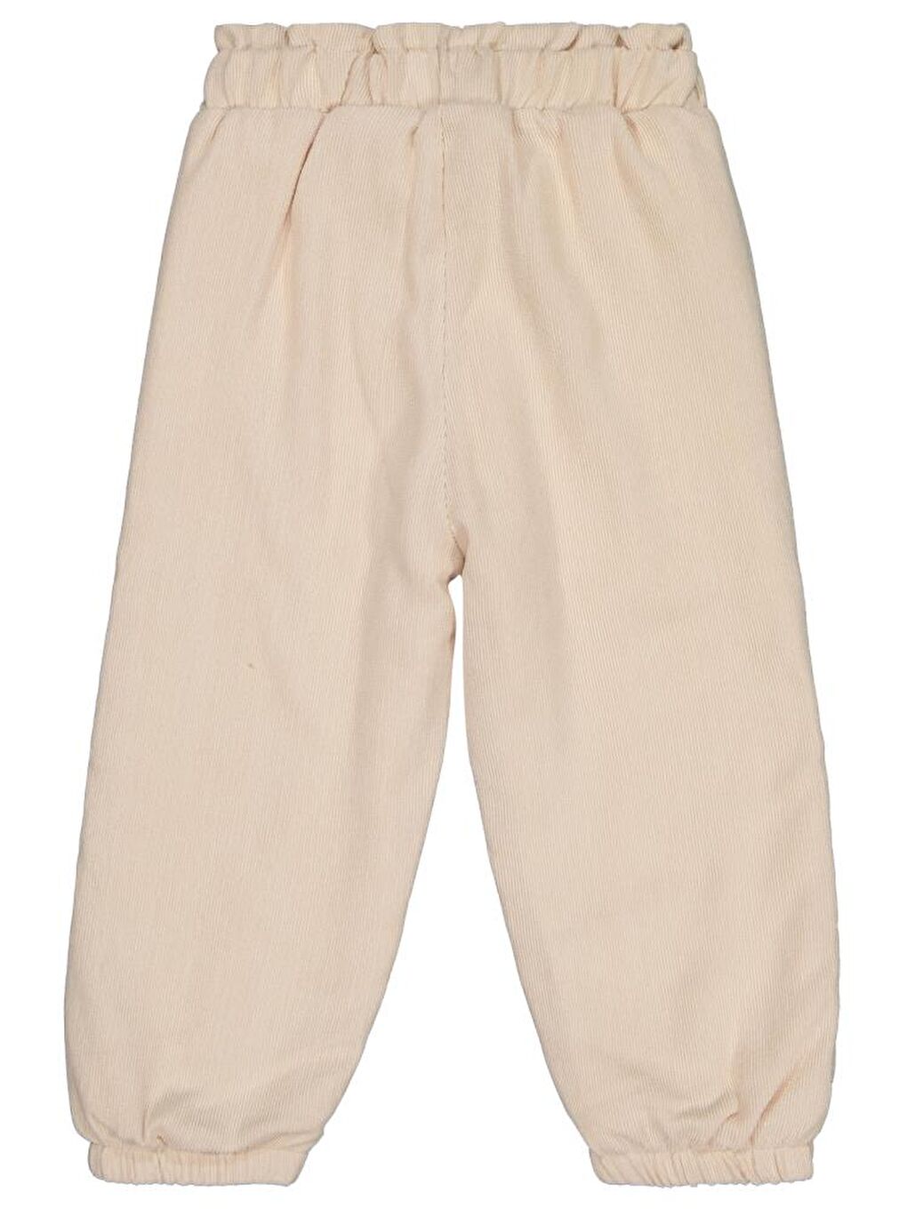 Bej Girls Fiyonklu 2-5 Yaş Pantolon