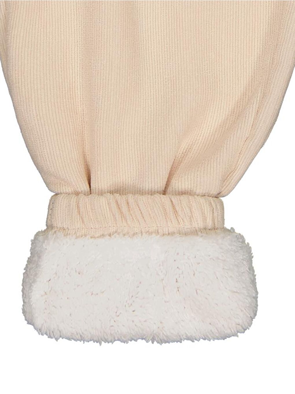 Bej Girls Fiyonklu 2-5 Yaş Pantolon-1