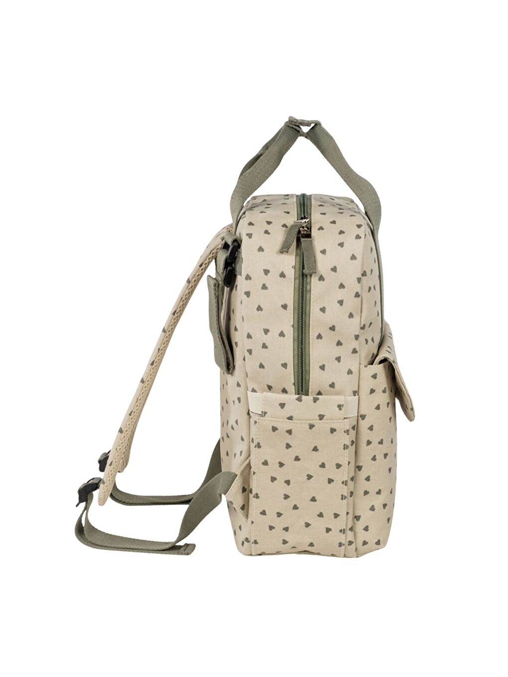 Poppy Bebek Bakım Sırt Çantası Moss-3