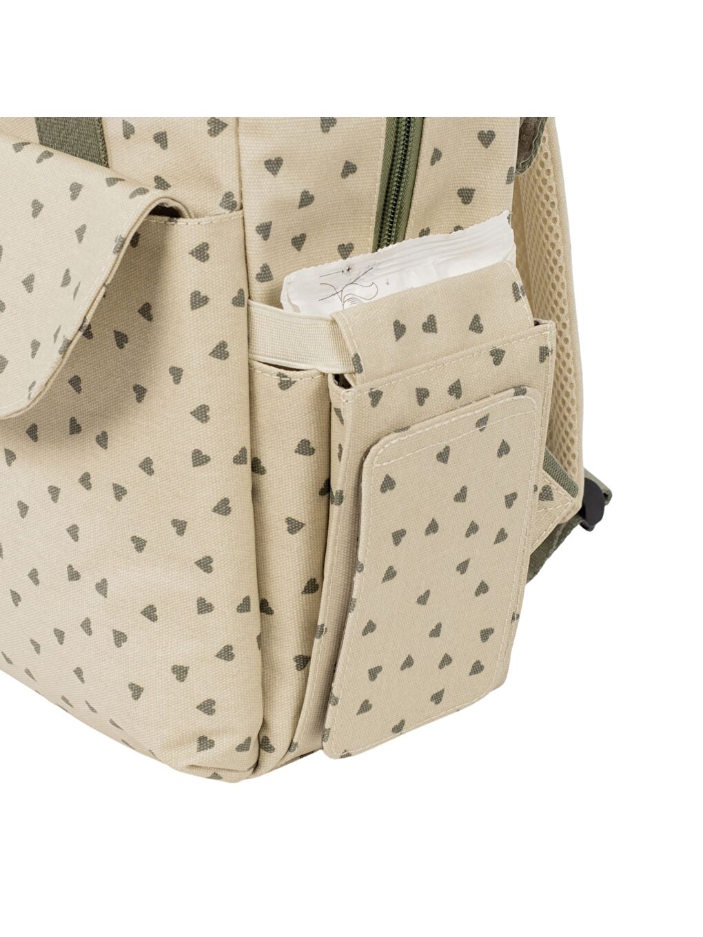 Poppy Bebek Bakım Sırt Çantası Moss-6