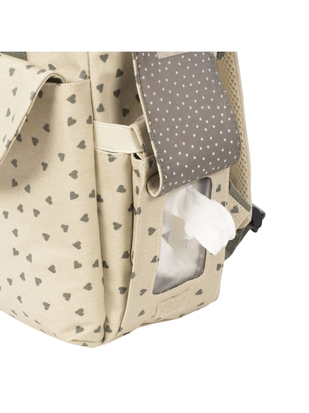 Poppy Bebek Bakım Sırt Çantası Moss-7