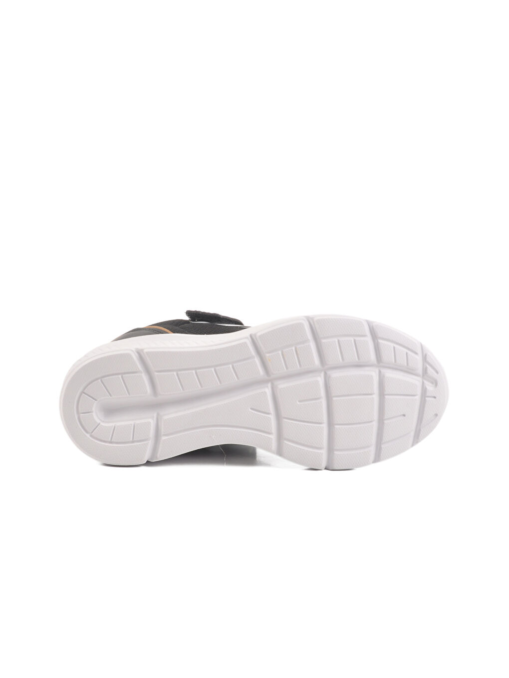 Siyah Beyaz Cırtlı Fileli Hafif Unisex Çocuk Spor Ayakkabı Fav 100 F-4