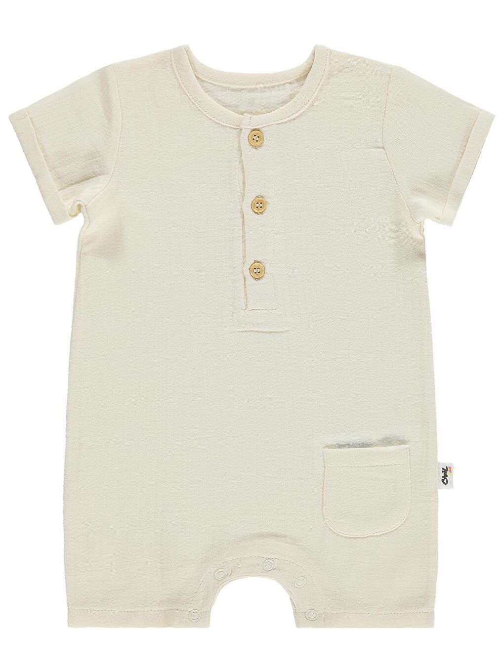 Baby Müslin 6-18 Ay Tulum - Bej 6-9 Ay