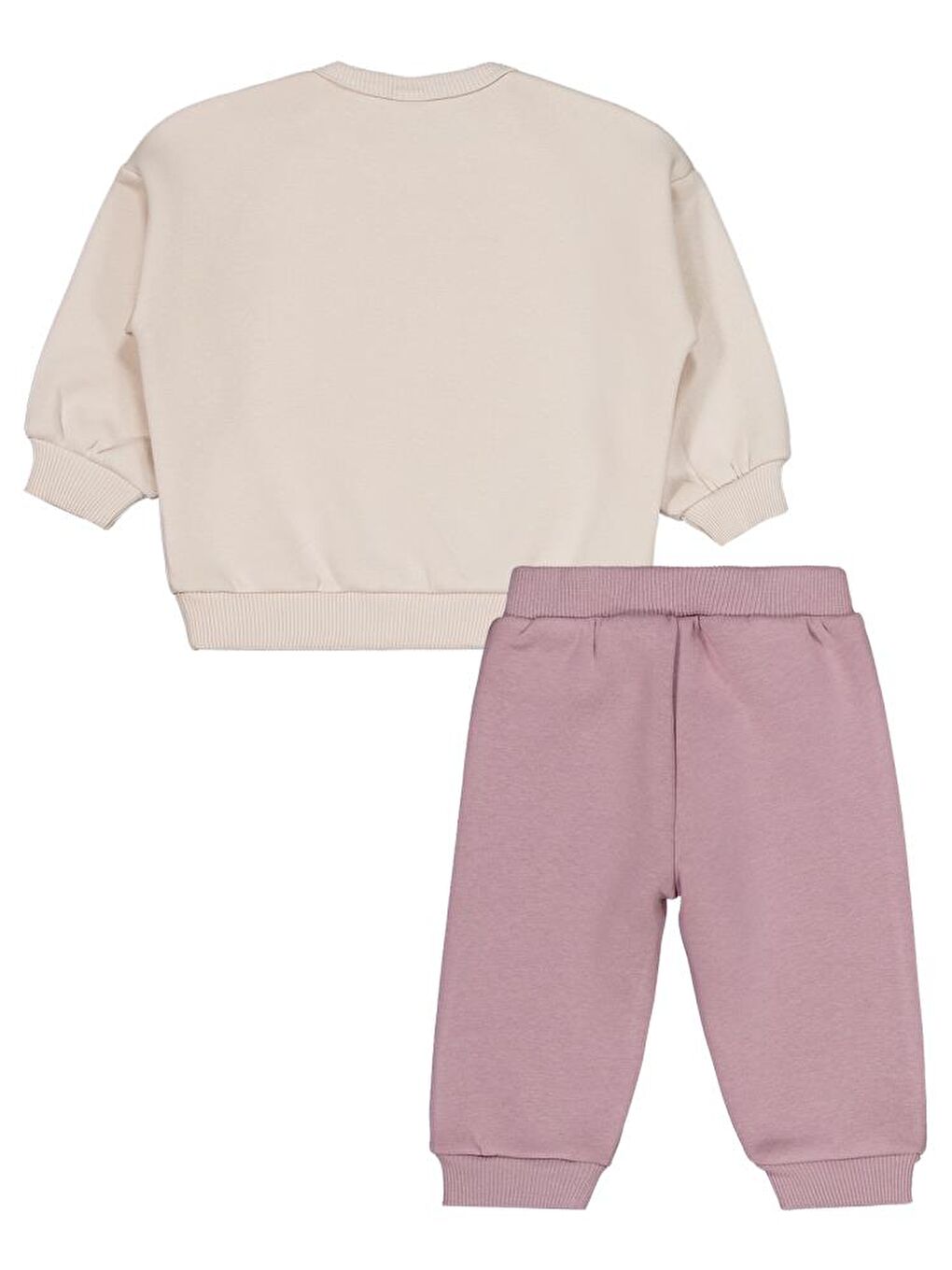 Bej Baby Dad's Princess Baskılı 6-18 Ay Takım-1