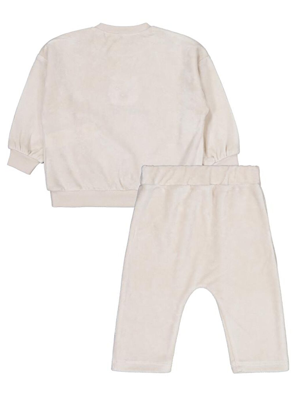 Bej Baby Sleepy Bear Ayıcık Nakışlı 6-18 Ay Takım-1