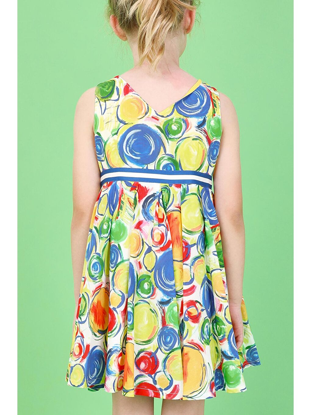 Karışık Kız Çocuk Elbise-4