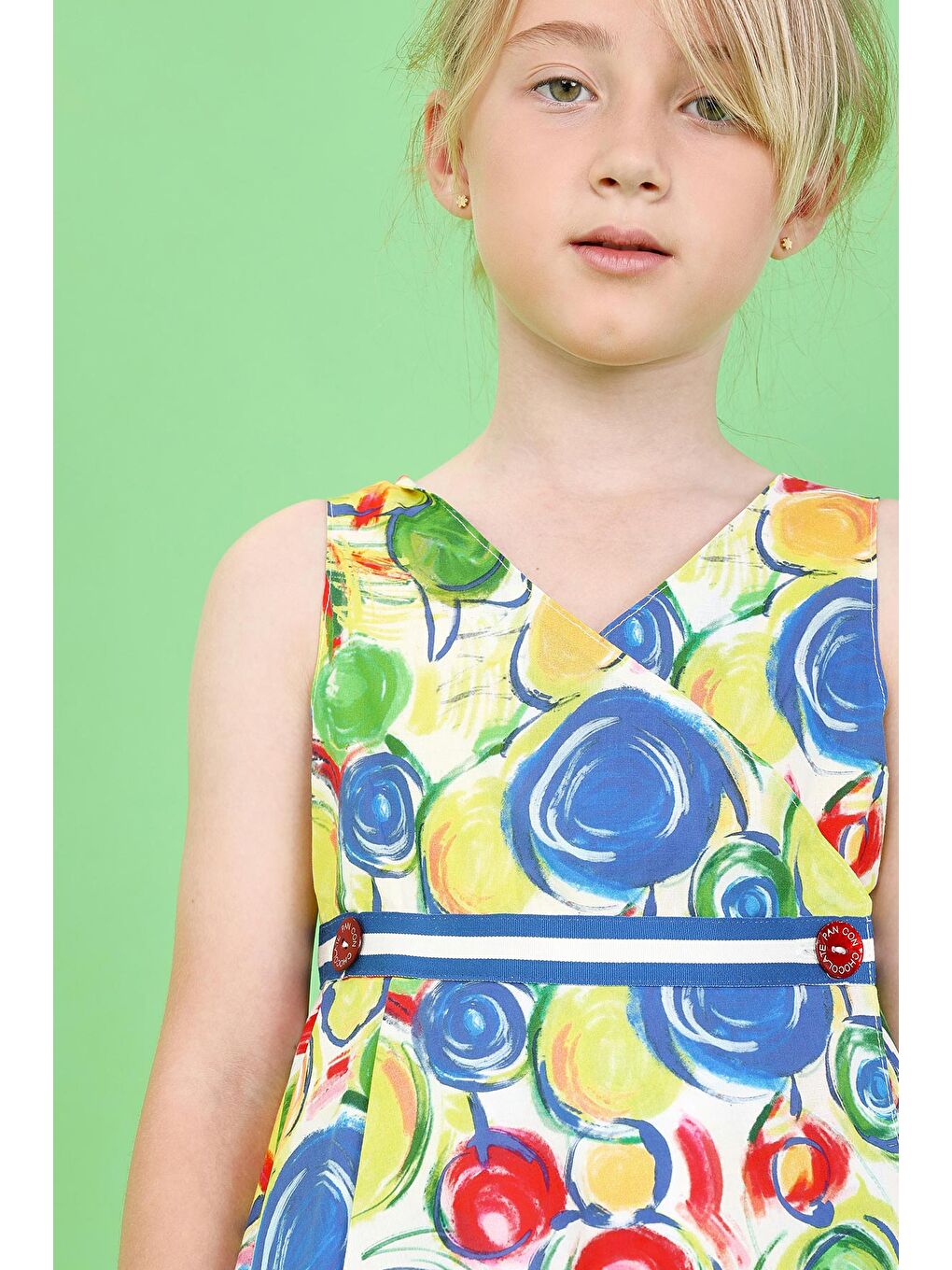 Karışık Kız Çocuk Elbise-6