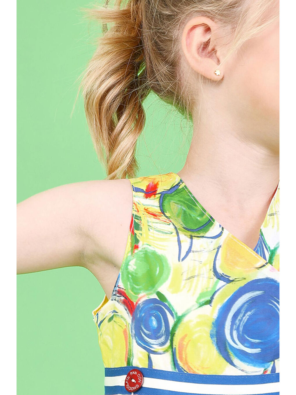 Karışık Kız Çocuk Elbise-7