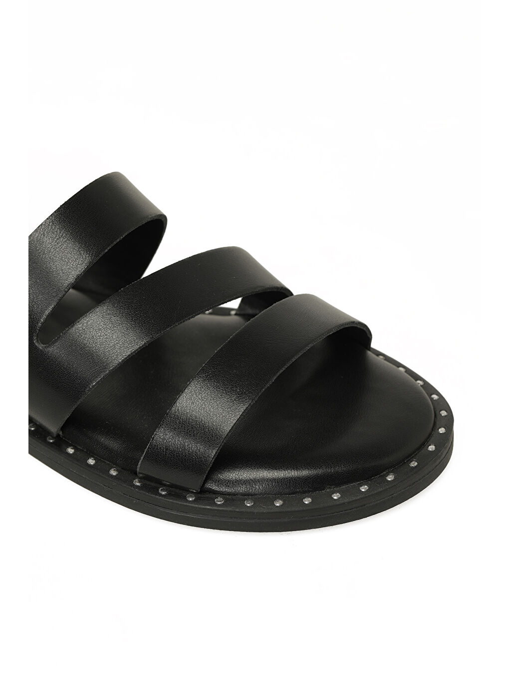 26S-228 6FX Siyah Kadın Düz Sandalet-6
