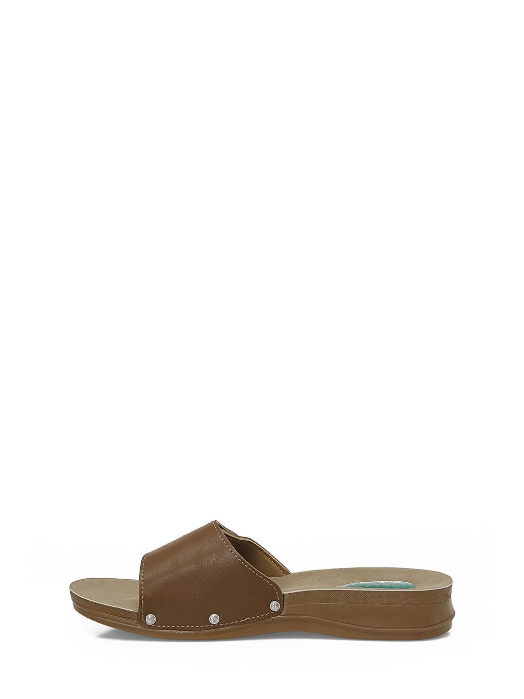 Kahverengi 405073.Z6FX Taba Kadın Ev Terliği-2