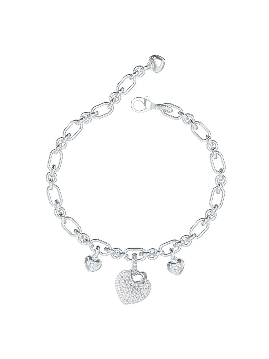 Gri JGUJUBB05211JWRHS Kalpli Kadın Bileklik