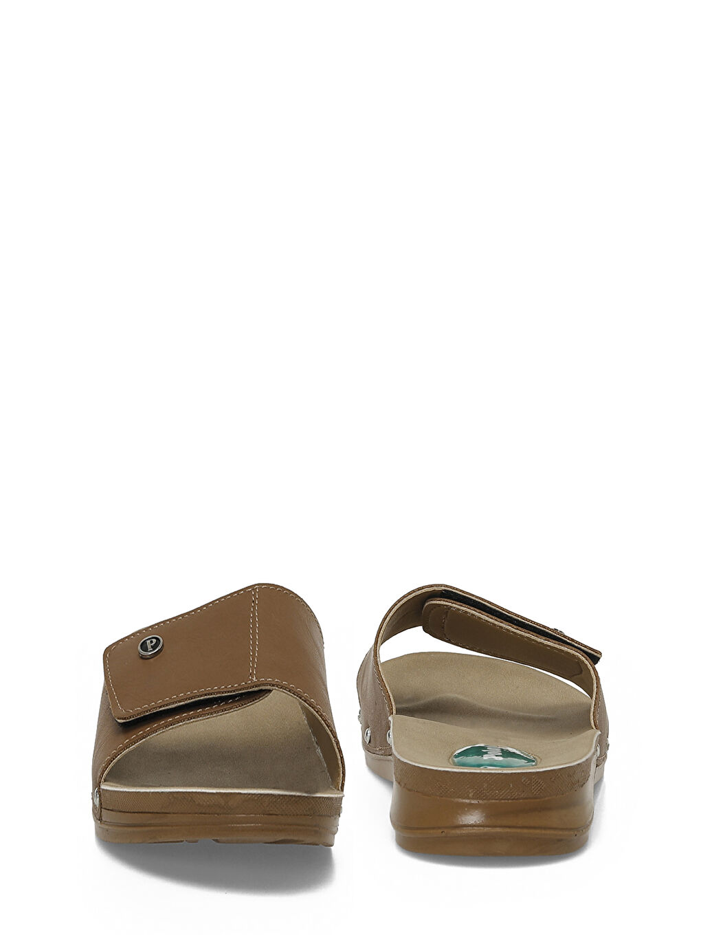 Kahverengi 405073.Z6FX Taba Kadın Ev Terliği-4