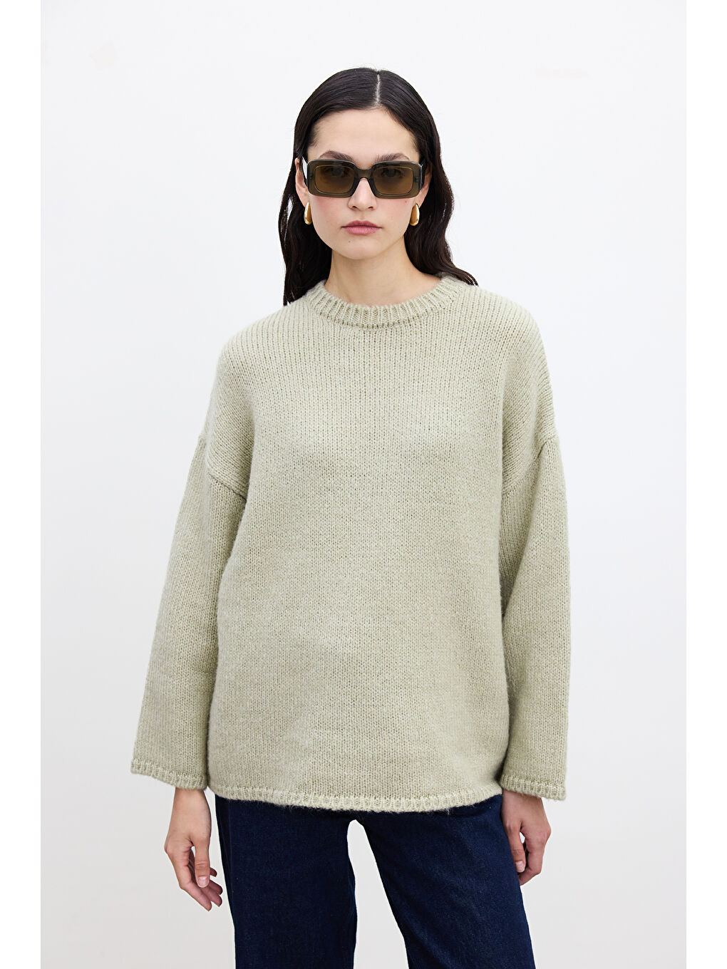 Manuka Oversize Kazak Soft Yeşil - 2