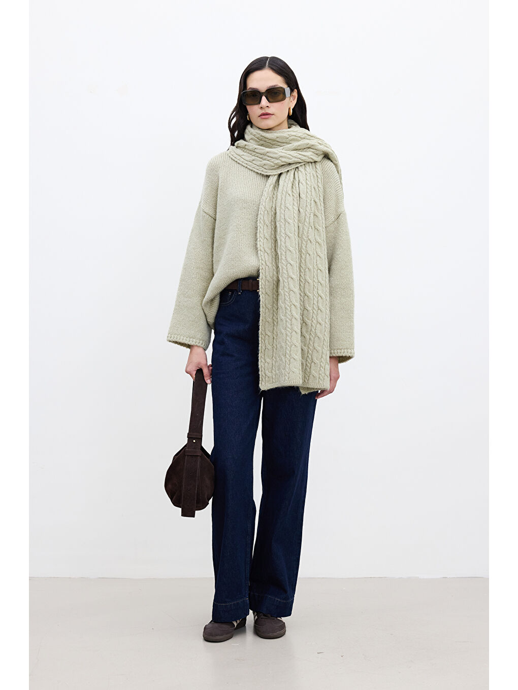 Manuka Oversize Kazak Soft Yeşil - 4
