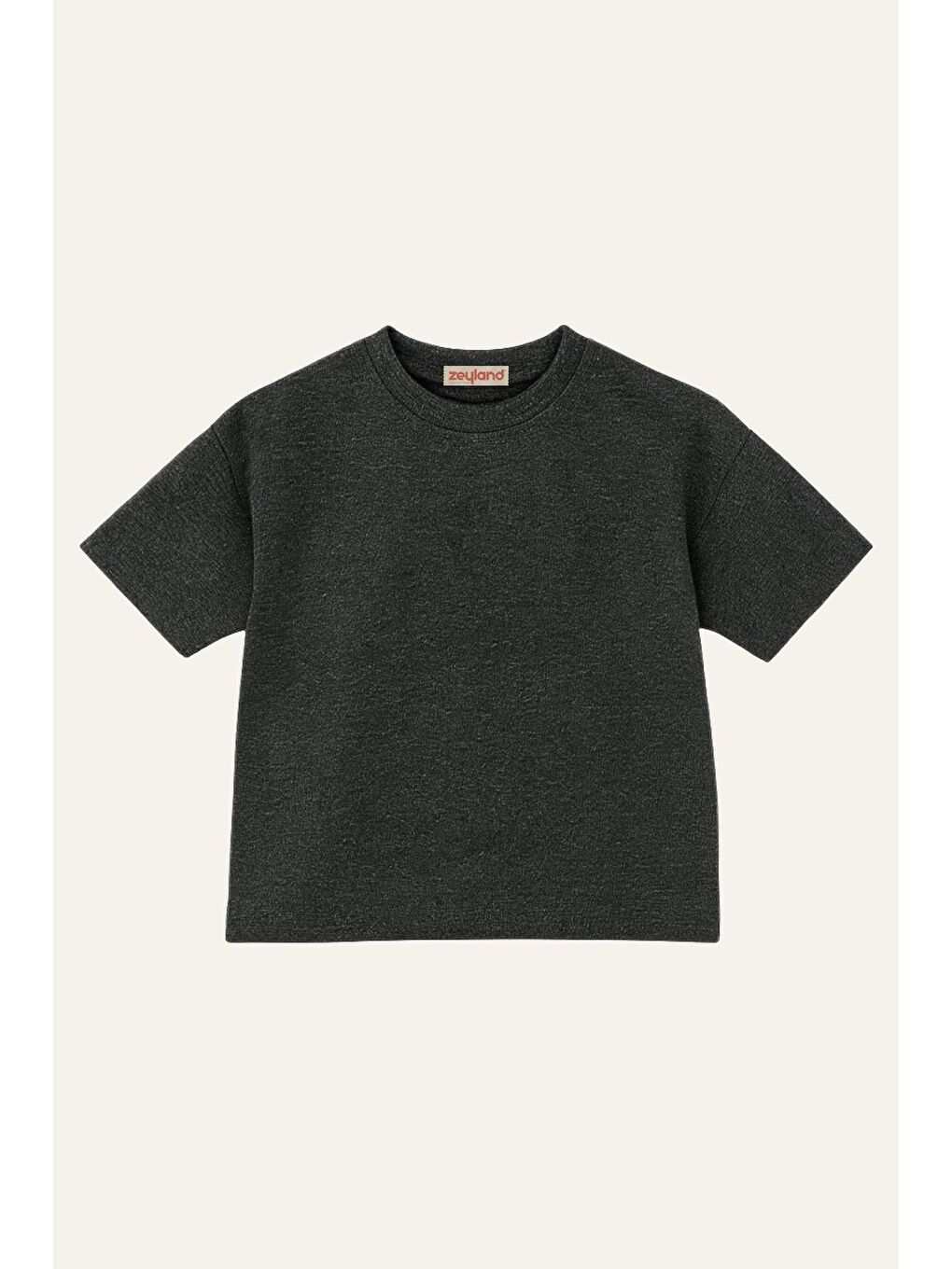 Erkek Çocuk Kısa Kol T-Shirt - Antrasit