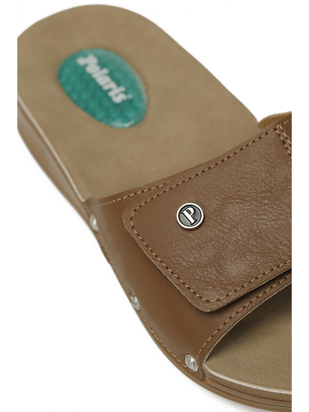 Kahverengi 405073.Z6FX Taba Kadın Ev Terliği-6