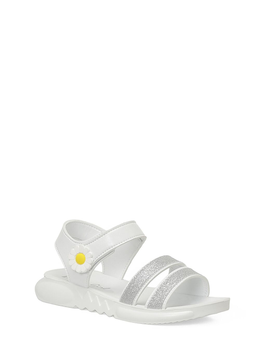 BEROK F 6FX Beyaz Kız Çocuk Sandalet-1