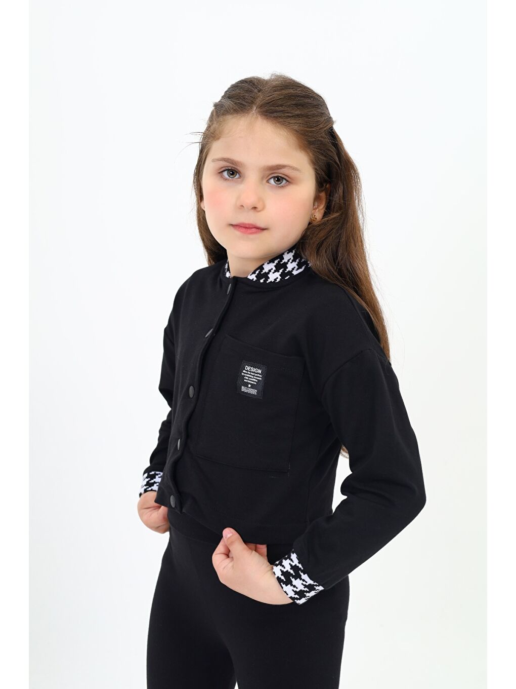 Siyah Kız Çocuk Hırka-2