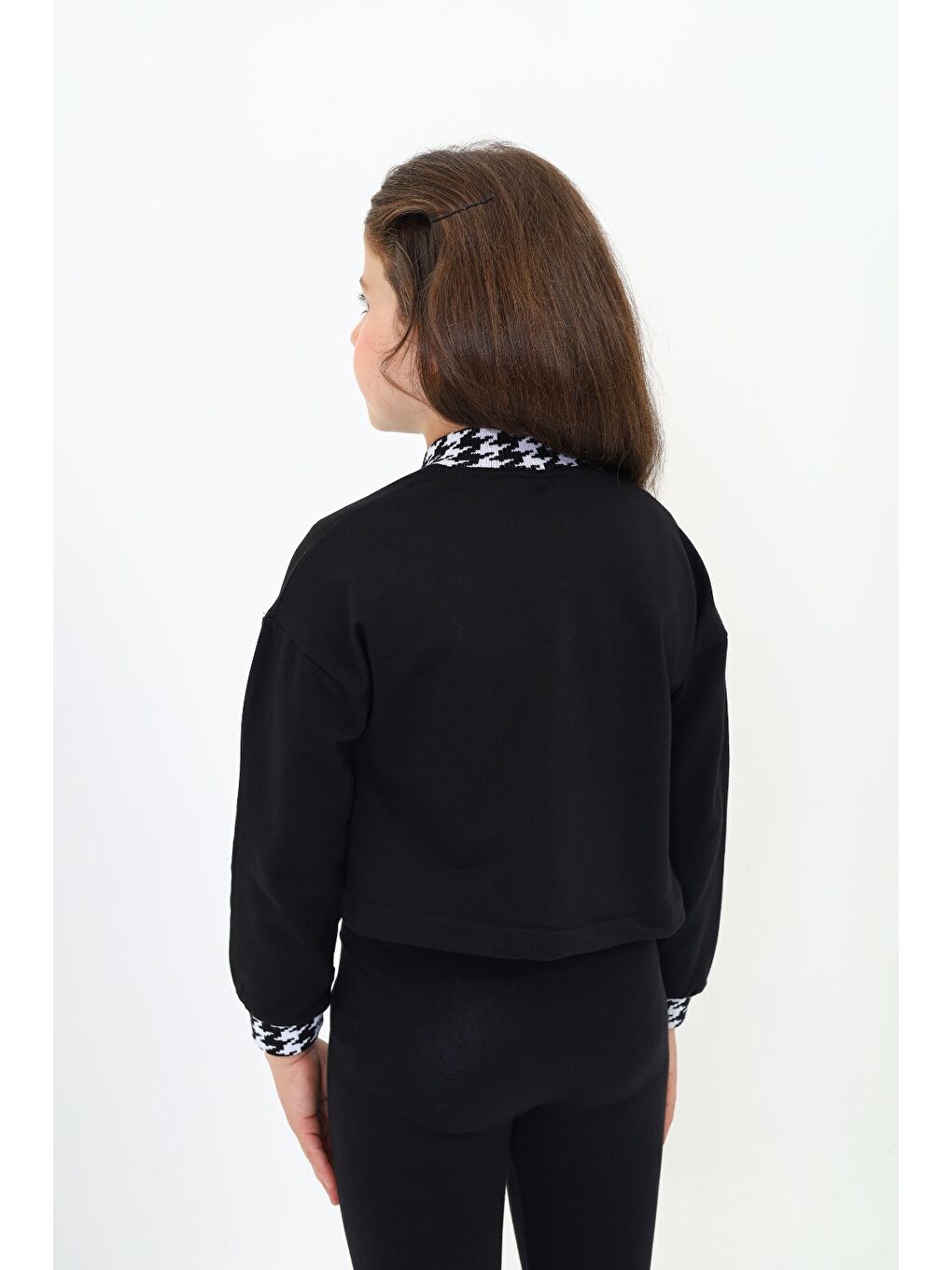 Siyah Kız Çocuk Hırka-4