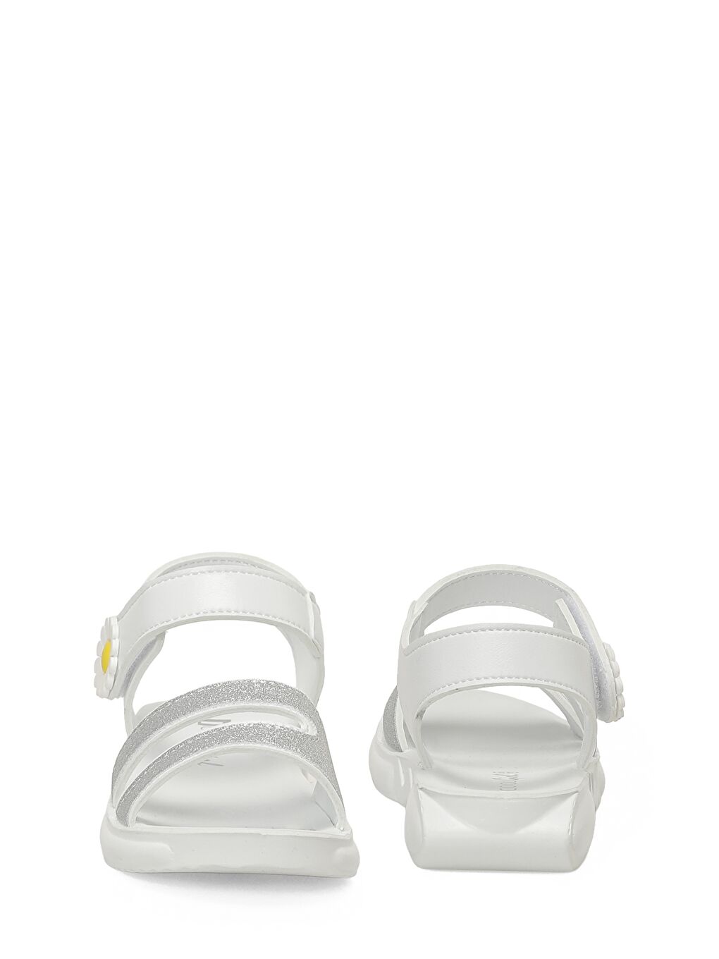 BEROK F 6FX Beyaz Kız Çocuk Sandalet-4