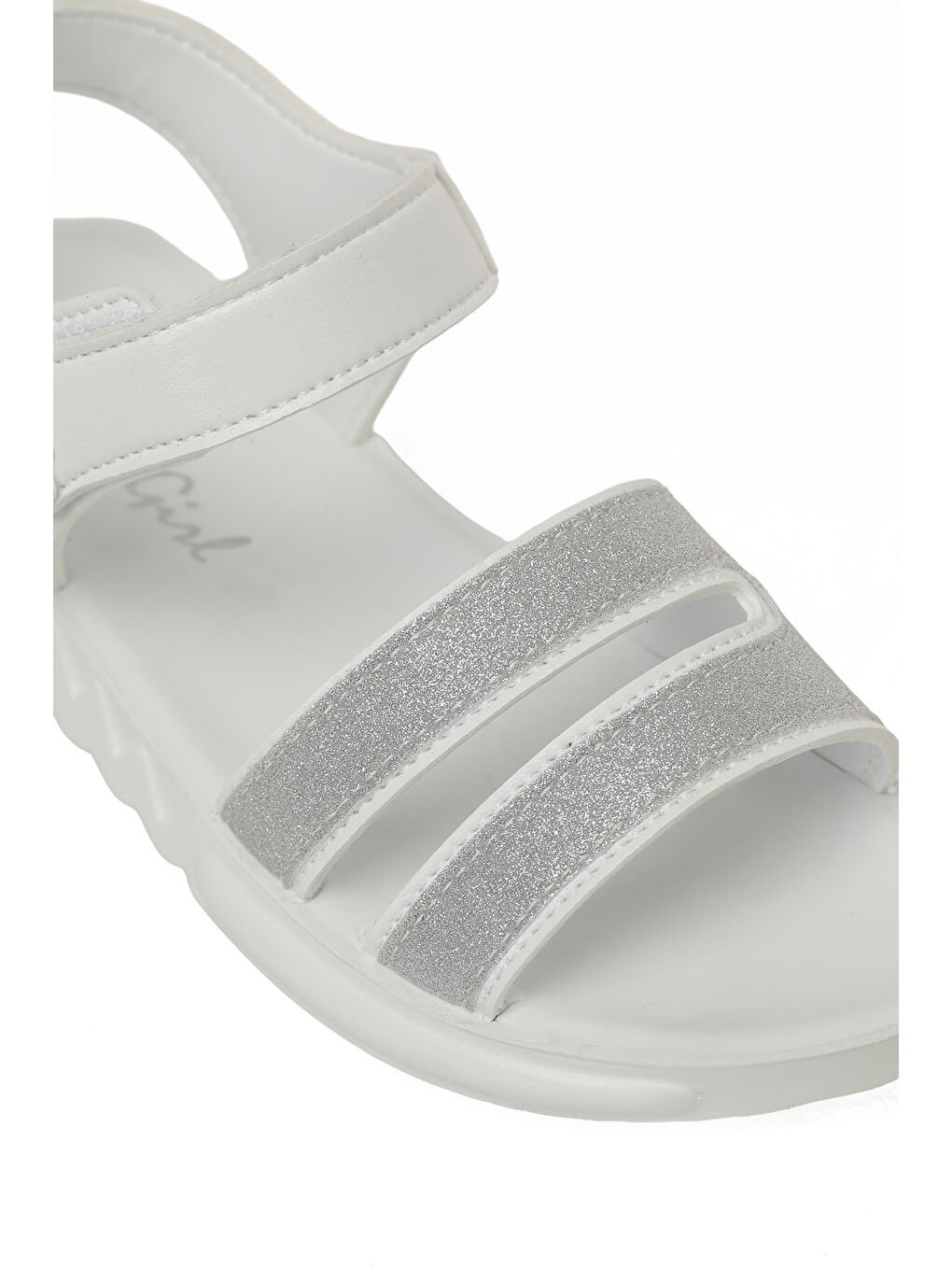 BEROK F 6FX Beyaz Kız Çocuk Sandalet-6