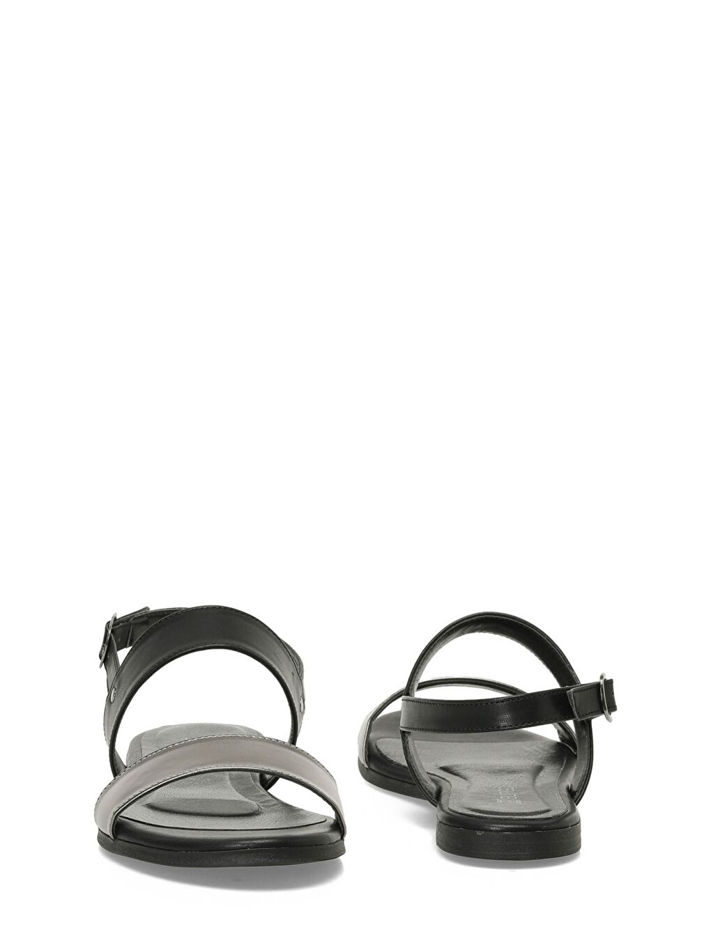 25S-270 5FX Siyah Kadın Düz Sandalet-4