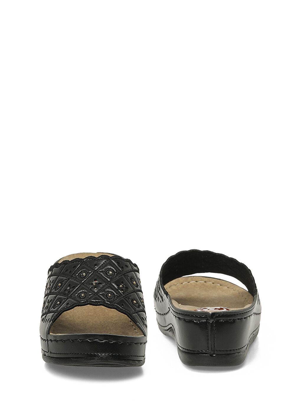 164390.Z6FX Siyah Kadın Terlik-4