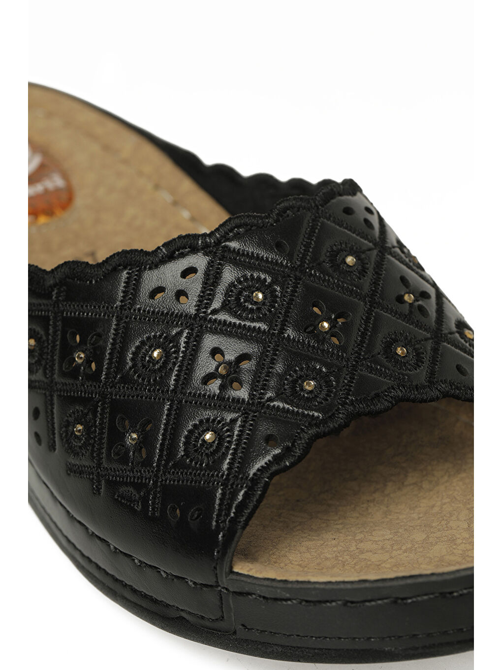 164390.Z6FX Siyah Kadın Terlik-6