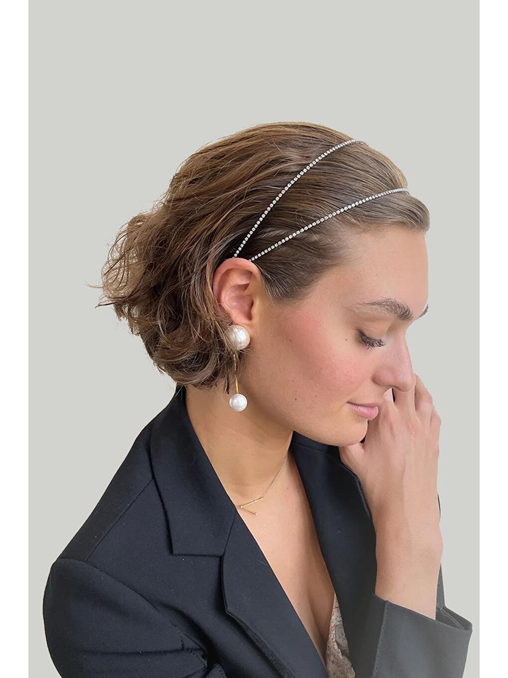 Sarı Simplicity Sırataşlı İnce Kadın taç-5