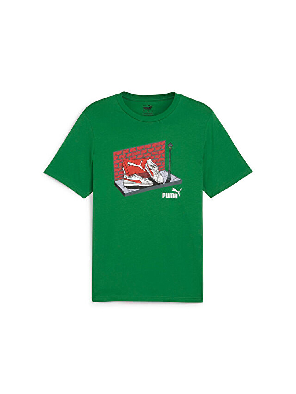 Graphics Sneaker Box Tee Unisex Günlük Tişört 68017586 Yeşil