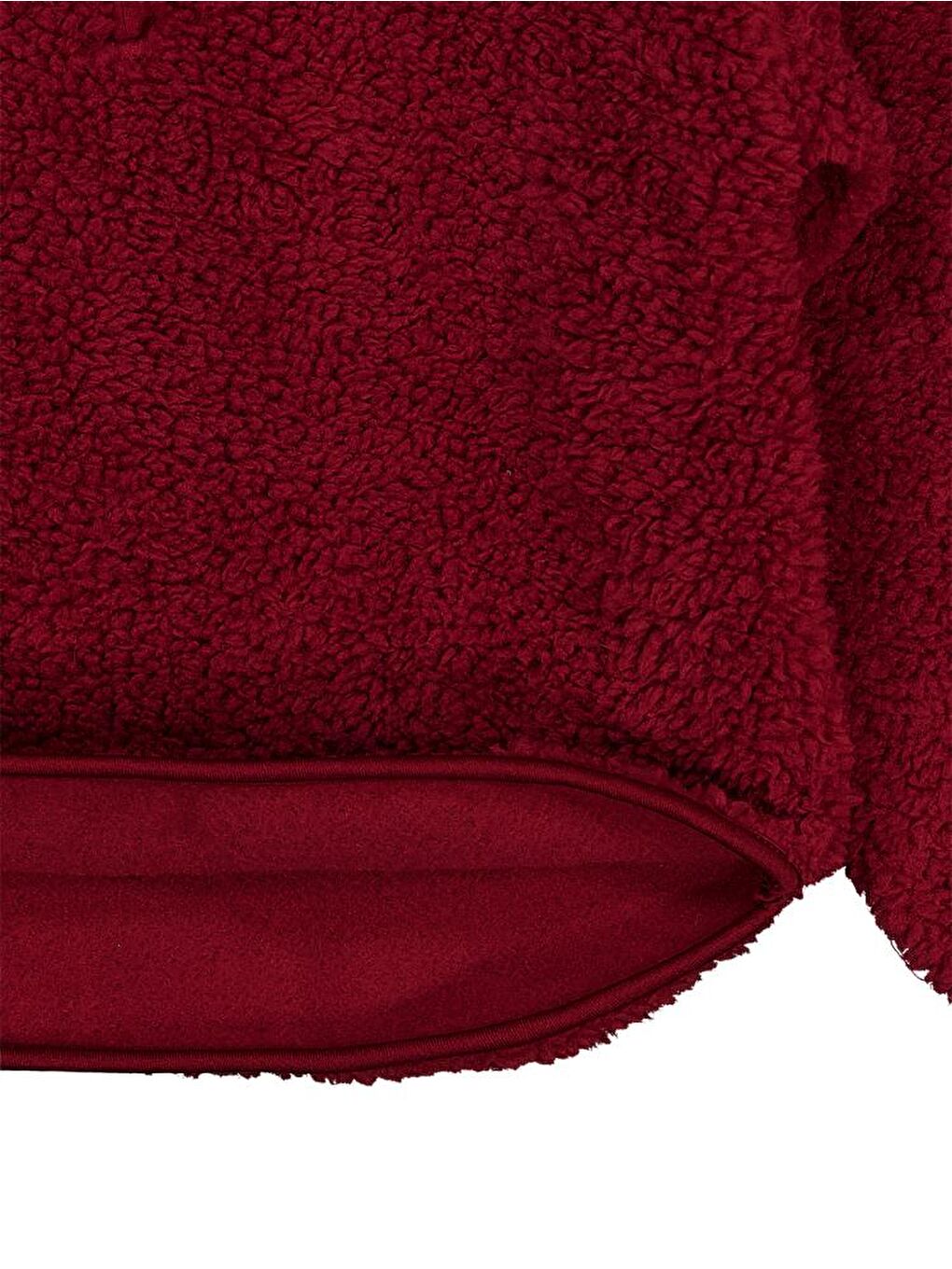 Bordo Boys Biyeli Yarım Fermuarlı 10-13 Yaş Sweatshirt-2