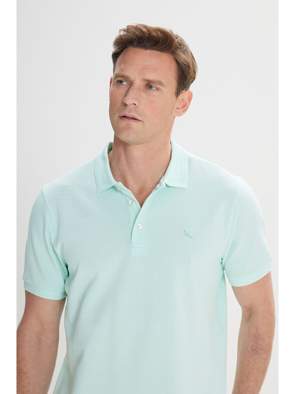 Mavi Erkek Mint Slim Fit Dar Kesim Polo Yaka %100 Pamuk Kısa Kollu Tişört-2