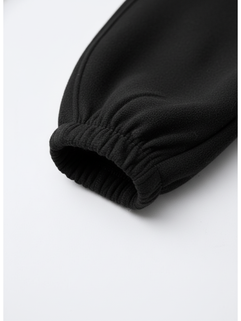 Erkek Çocuk Pamuklu Siyah Fermuarlı Sweatshirt & Jogger Eşofman Takım-3