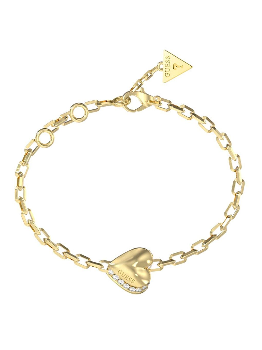 Sarı JGUJUBB06088JWYGS Kalpli Kadın Bileklik