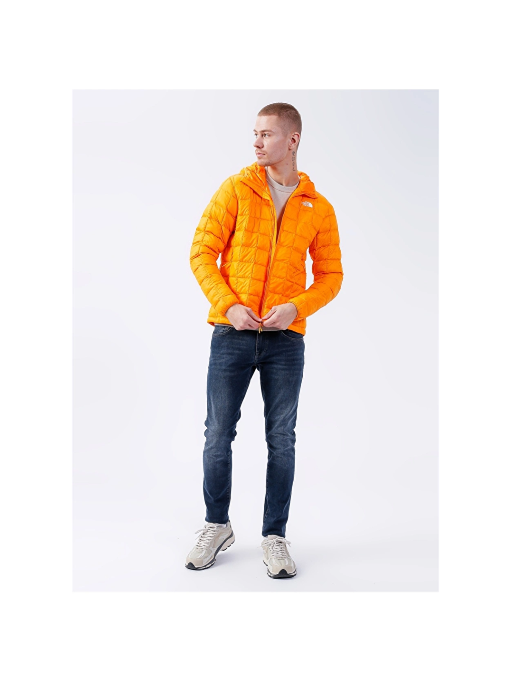 Thermoball Eco Hoodie 2.0 Erkek Turuncu Kapüşonlu Mont-1