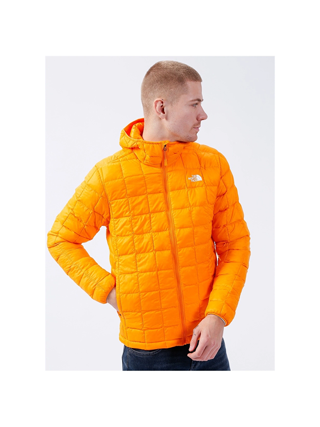 Thermoball Eco Hoodie 2.0 Erkek Turuncu Kapüşonlu Mont-2