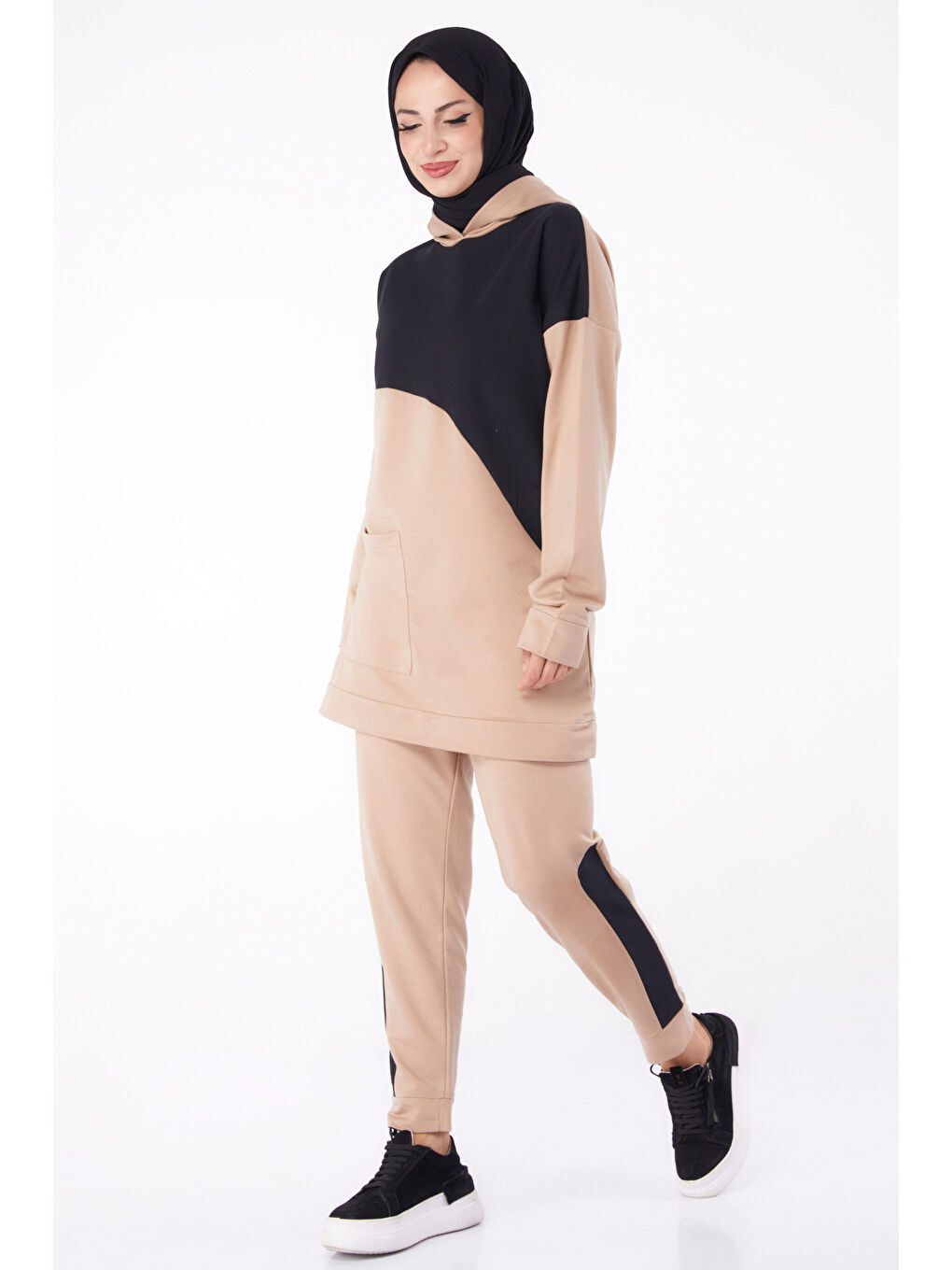 Kahverengi Garnili İkili Takım Biskuvi - 13295-1