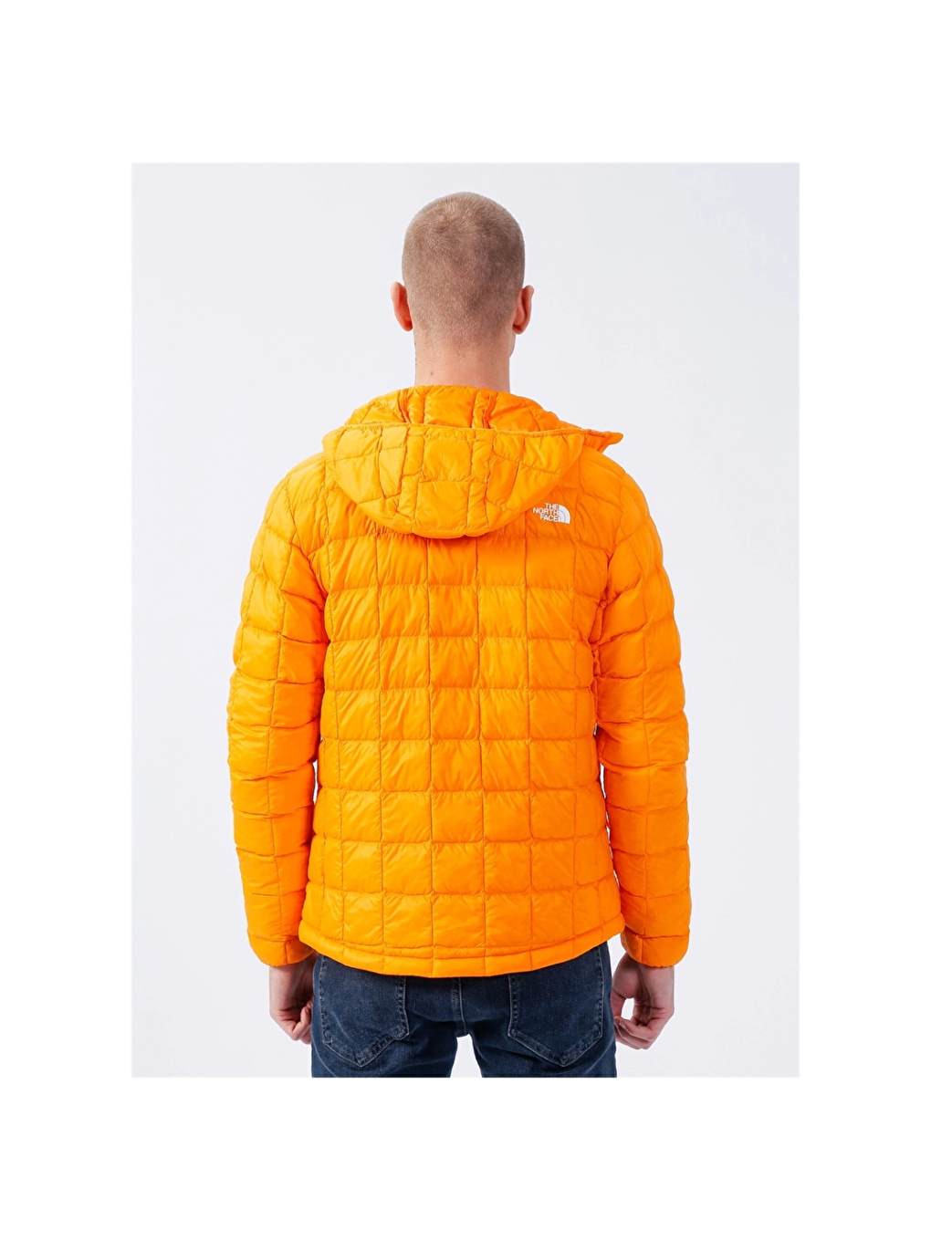 Thermoball Eco Hoodie 2.0 Erkek Turuncu Kapüşonlu Mont-3