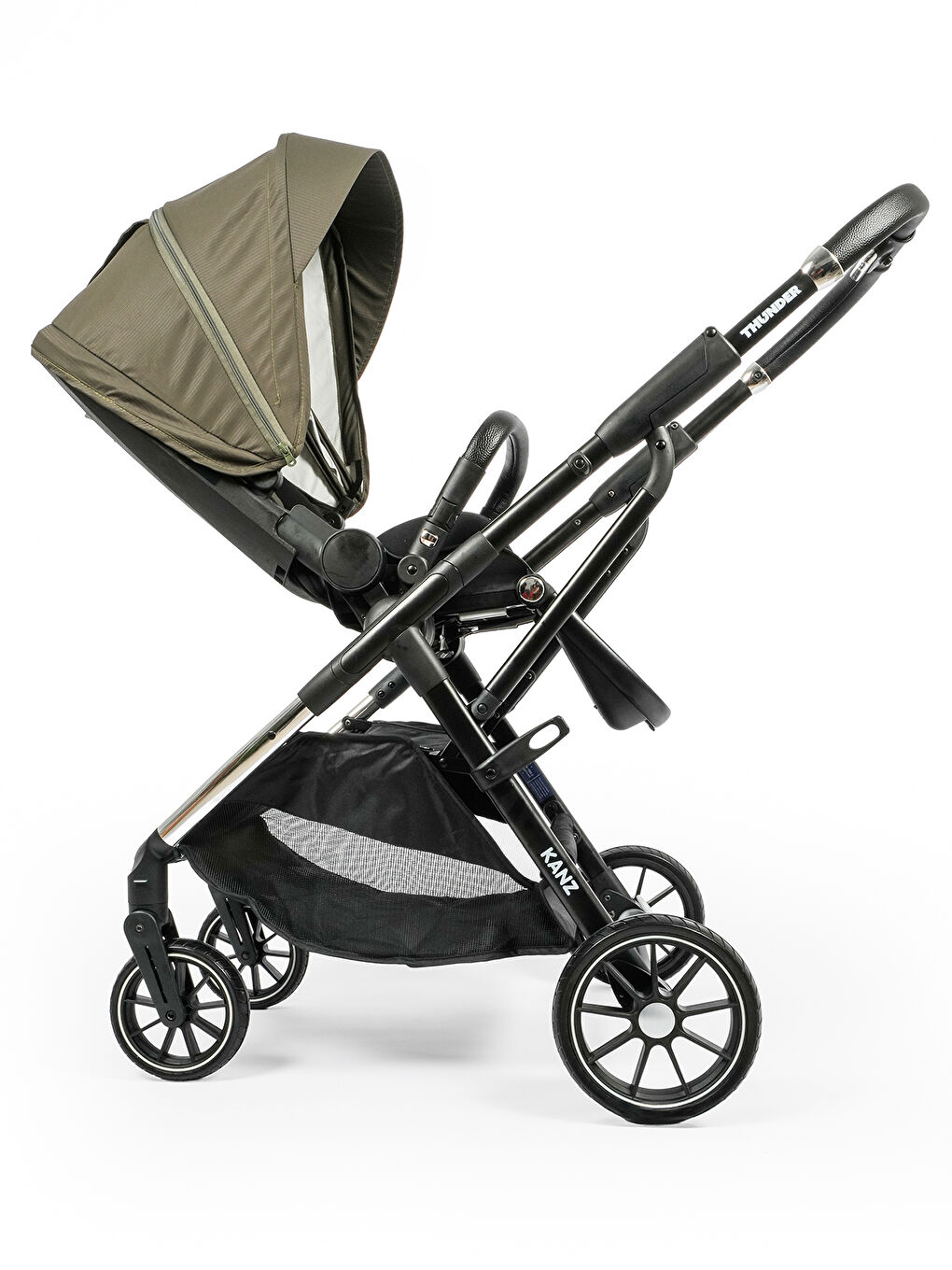 Thunder Travel Sistem Bebek Arabası Yeşil-6